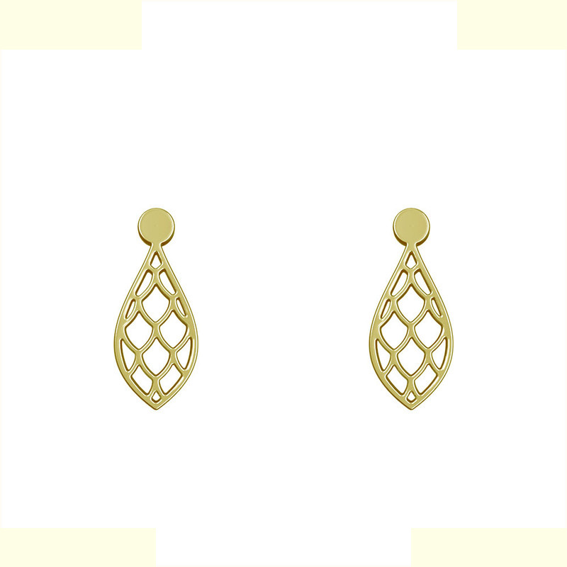 گوشواره طلا 18 عیار زنانه مدوپد مدل اشک کد GA1-11547 گوشواره طلا 18 عیار زنانه مدوپد مدل اشک کد GA1-11547