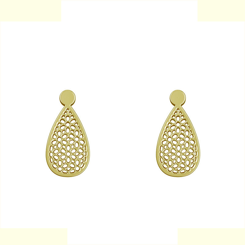 گوشواره طلا 18 عیار زنانه مدوپد مدل اشک کد GA1-11551 گوشواره طلا 18 عیار زنانه مدوپد مدل اشک کد GA1-11551