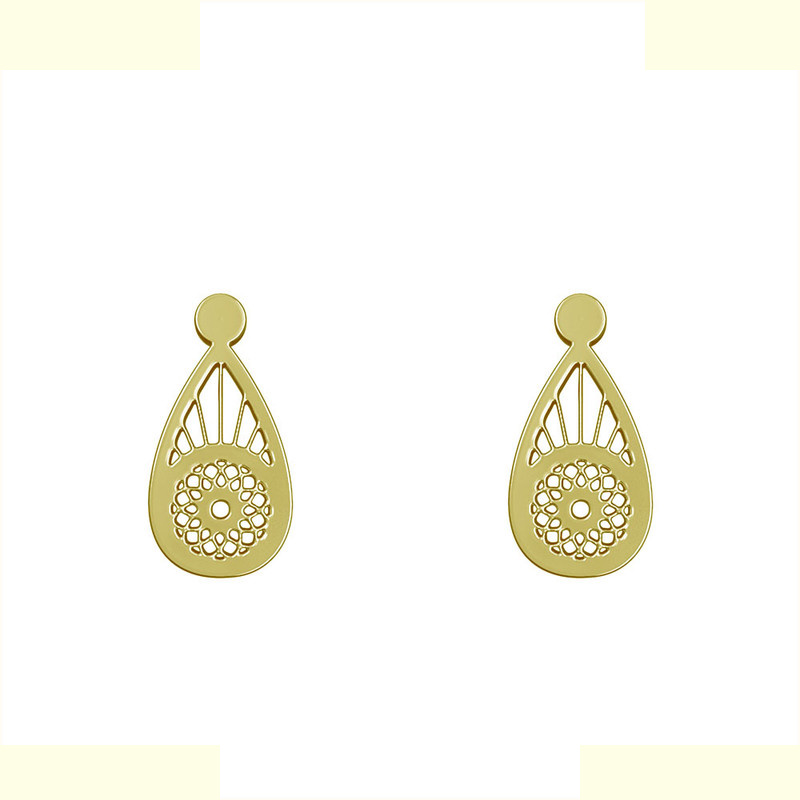 گوشواره طلا 18 عیار زنانه مدوپد مدل اشک کد GA1-11552 گوشواره طلا 18 عیار زنانه مدوپد مدل اشک کد GA1-11552