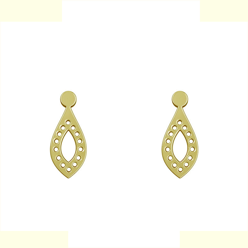 گوشواره طلا 18 عیار زنانه مدوپد مدل اشک کد GA1-11568 گوشواره طلا 18 عیار زنانه مدوپد مدل اشک کد GA1-11568