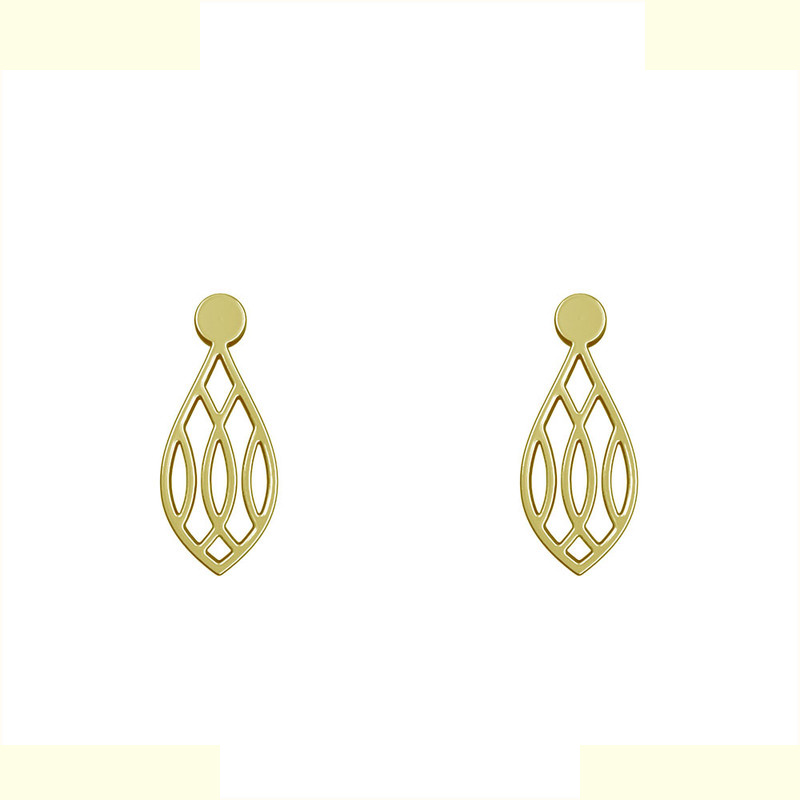 گوشواره طلا 18 عیار زنانه مدوپد مدل اشک کد GA1-11581 گوشواره طلا 18 عیار زنانه مدوپد مدل اشک کد GA1-11581