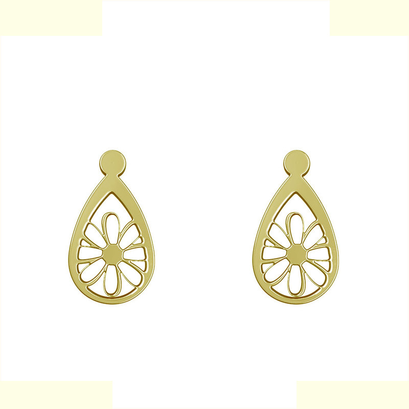 گوشواره طلا 18 عیار زنانه مدوپد مدل گل کد GA1-11752 گوشواره طلا 18 عیار زنانه مدوپد مدل گل کد GA1-11752