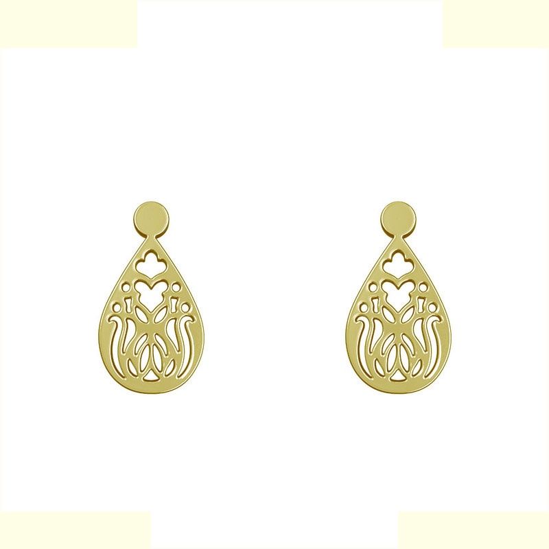 گوشواره طلا 18 عیار زنانه مدوپد مدل هندسی کد GA1-11767 گوشواره طلا 18 عیار زنانه مدوپد مدل هندسی کد GA1-11767