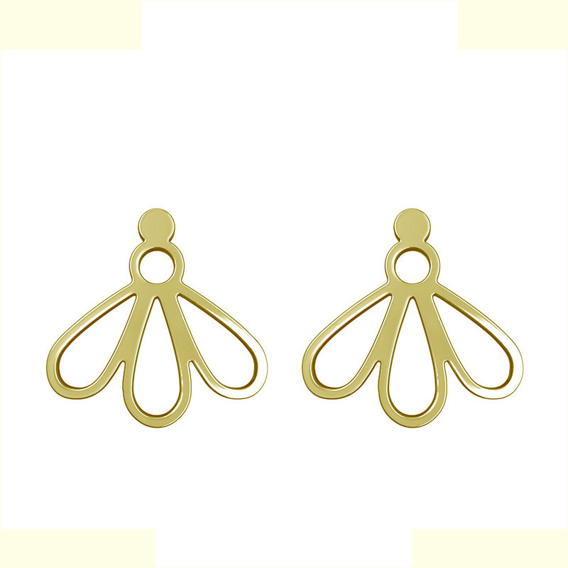 گوشواره طلا 18 عیار زنانه مدوپد مدل برگ کد GA1-11776 گوشواره طلا 18 عیار زنانه مدوپد مدل برگ کد GA1-11776