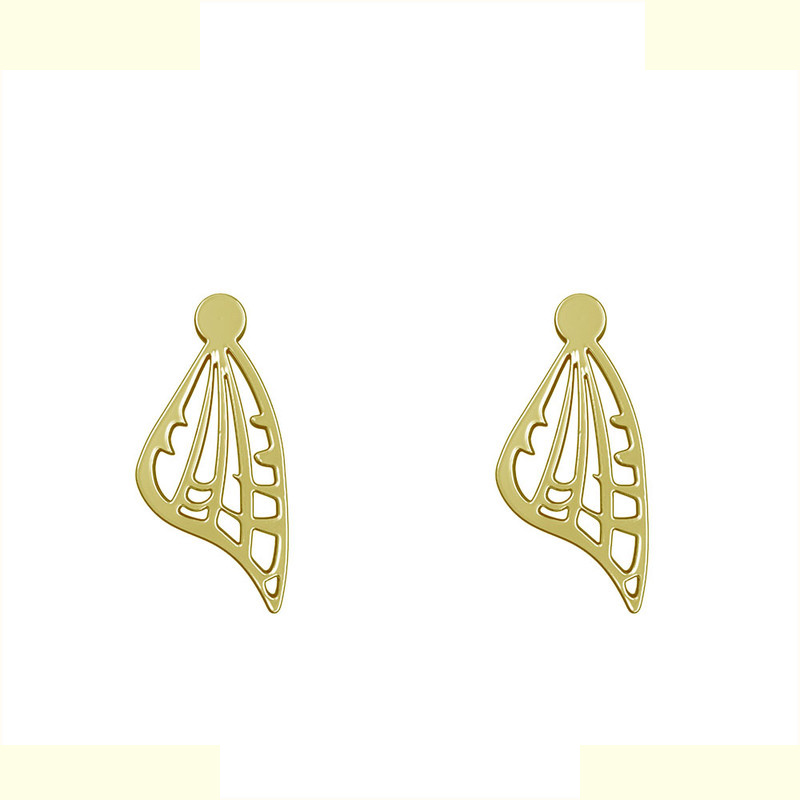 گوشواره طلا 18 عیار زنانه مدوپد مدل بال پروانه کد GA1-11793 گوشواره طلا 18 عیار زنانه مدوپد مدل بال پروانه کد GA1-11793