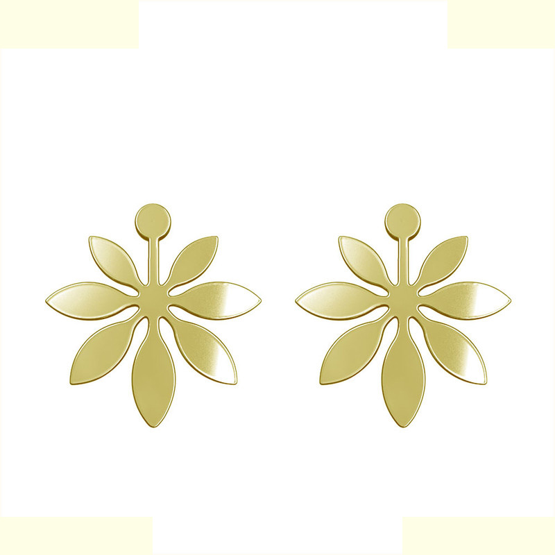 گوشواره طلا 18 عیار زنانه مدوپد مدل برگ کد GA1-11798 گوشواره طلا 18 عیار زنانه مدوپد مدل برگ کد GA1-11798