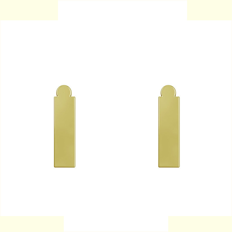 گوشواره طلا 18 عیار زنانه مدوپد مدل مستطیل کد GA1-11804 گوشواره طلا 18 عیار زنانه مدوپد مدل مستطیل کد GA1-11804