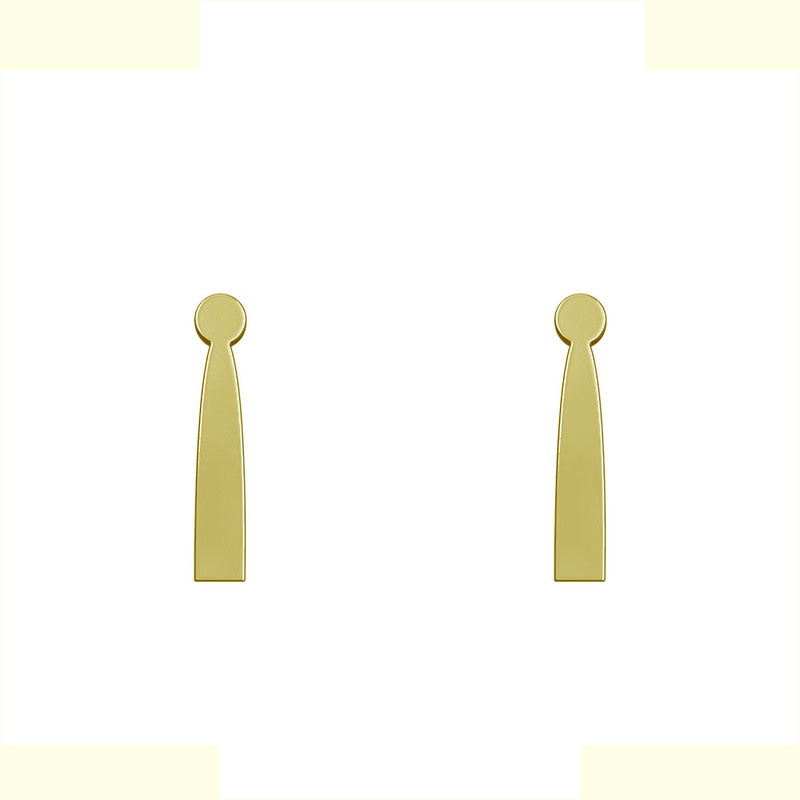 گوشواره طلا 18 عیار زنانه مدوپد مدل مستطیل کد GA1-11806 گوشواره طلا 18 عیار زنانه مدوپد مدل مستطیل کد GA1-11806