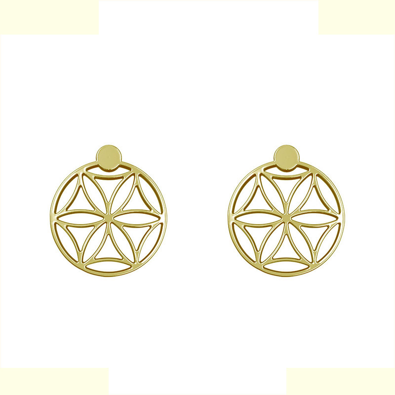 گوشواره طلا 18 عیار زنانه مدوپد مدل ستاره کد GA1-11826 گوشواره طلا 18 عیار زنانه مدوپد مدل ستاره کد GA1-11826