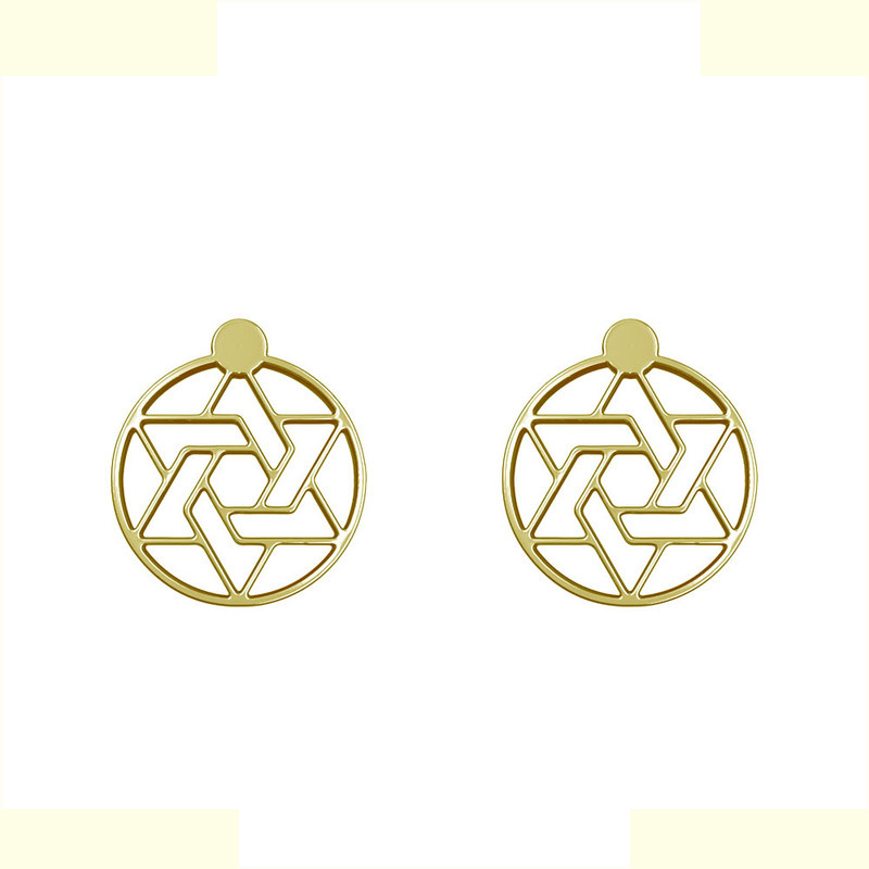 گوشواره طلا 18 عیار زنانه مدوپد مدل ستاره کد GA1-11845 گوشواره طلا 18 عیار زنانه مدوپد مدل ستاره کد GA1-11845