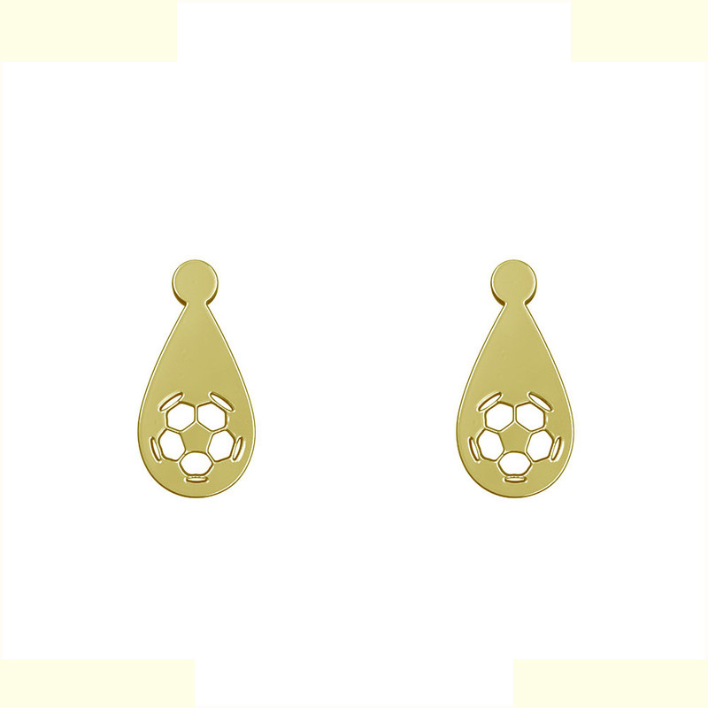 گوشواره طلا 18 عیار زنانه مدوپد مدل توپ فوتبال کد GA1-11902 گوشواره طلا 18 عیار زنانه مدوپد مدل توپ فوتبال کد GA1-11902