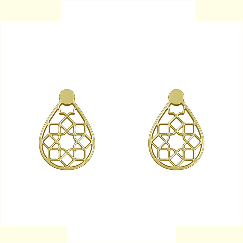 گوشواره طلا 18 عیار زنانه مدوپد مدل هندسی کد GA1-11918 گوشواره طلا 18 عیار زنانه مدوپد مدل هندسی کد GA1-11918