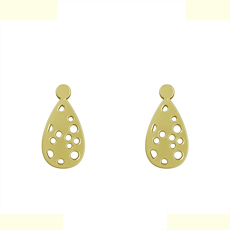 گوشواره طلا 18 عیار زنانه مدوپد مدل اشک کد GA1-12064 گوشواره طلا 18 عیار زنانه مدوپد مدل اشک کد GA1-12064