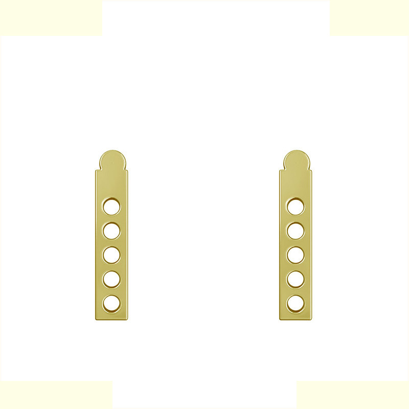 گوشواره طلا 18 عیار زنانه مدوپد مدل مستطیل و دایره کد GA1-12129 گوشواره طلا 18 عیار زنانه مدوپد مدل مستطیل و دایره کد GA1-12129