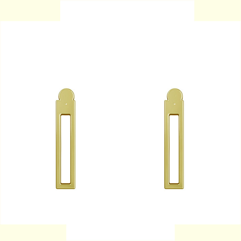 گوشواره طلا 18 عیار زنانه مدوپد مدل مستطیل کد GA1-12130 گوشواره طلا 18 عیار زنانه مدوپد مدل مستطیل کد GA1-12130