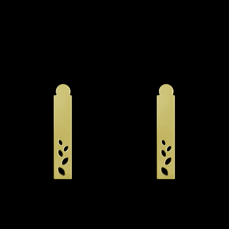 گوشواره طلا 18 عیار زنانه مدوپد مدل مستطیل کد GA1-12133 گوشواره طلا 18 عیار زنانه مدوپد مدل مستطیل کد GA1-12133