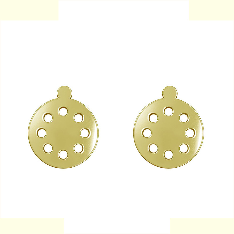 گوشواره طلا 18 عیار زنانه مدوپد مدل دایره کد GA1-12139 گوشواره طلا 18 عیار زنانه مدوپد مدل دایره کد GA1-12139