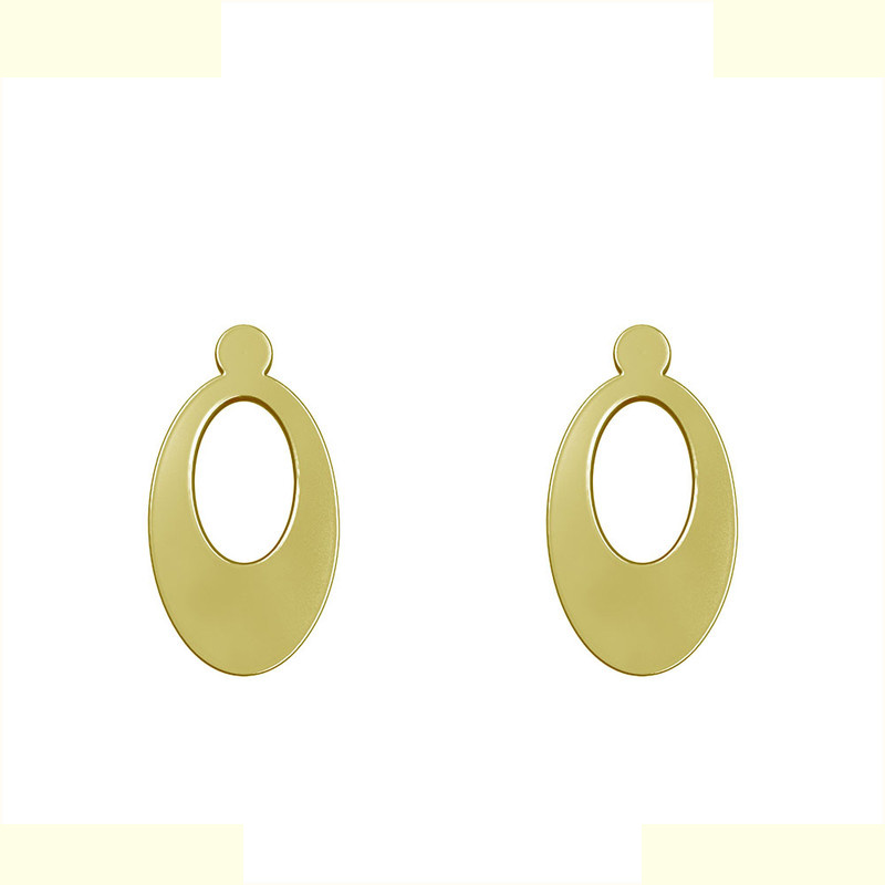 گوشواره طلا 18 عیار زنانه مدوپد مدل بیضی کد GA1-12144 گوشواره طلا 18 عیار زنانه مدوپد مدل بیضی کد GA1-12144