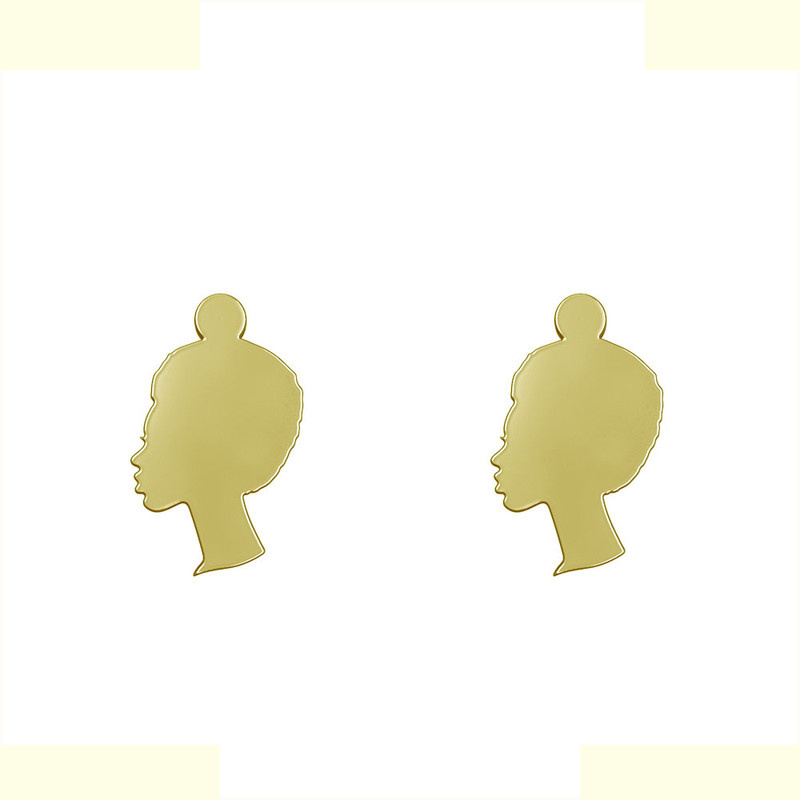 گوشواره طلا 18 عیار زنانه مدوپد مدل صورت کد GA1-12199 گوشواره طلا 18 عیار زنانه مدوپد مدل صورت کد GA1-12199