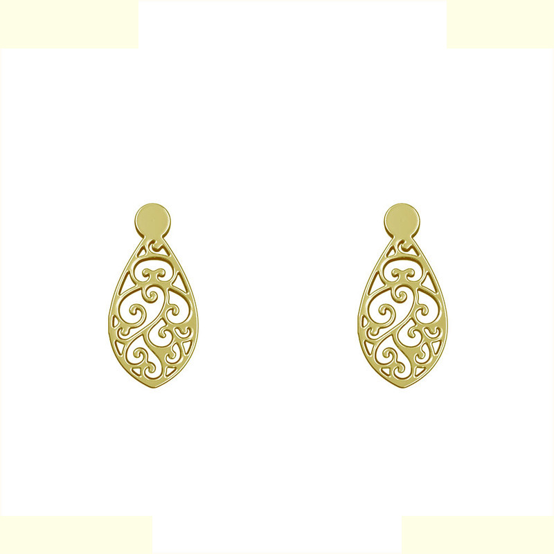 گوشواره طلا 18 عیار زنانه مدوپد مدل هندسی کد GA1-12221 گوشواره طلا 18 عیار زنانه مدوپد مدل هندسی کد GA1-12221