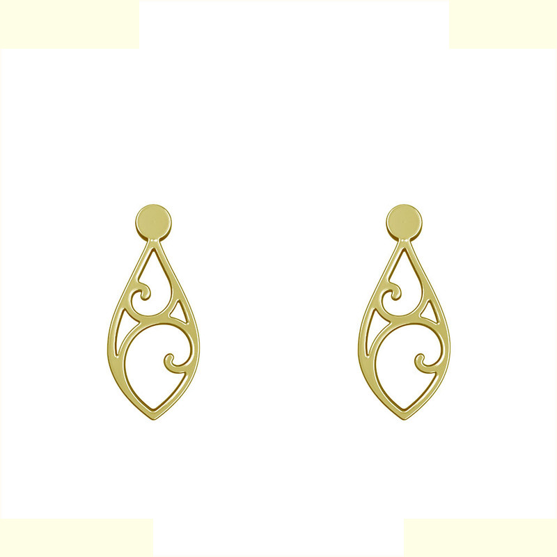 گوشواره طلا 18 عیار زنانه مدوپد مدل هندسی کد GA1-12230 گوشواره طلا 18 عیار زنانه مدوپد مدل هندسی کد GA1-12230