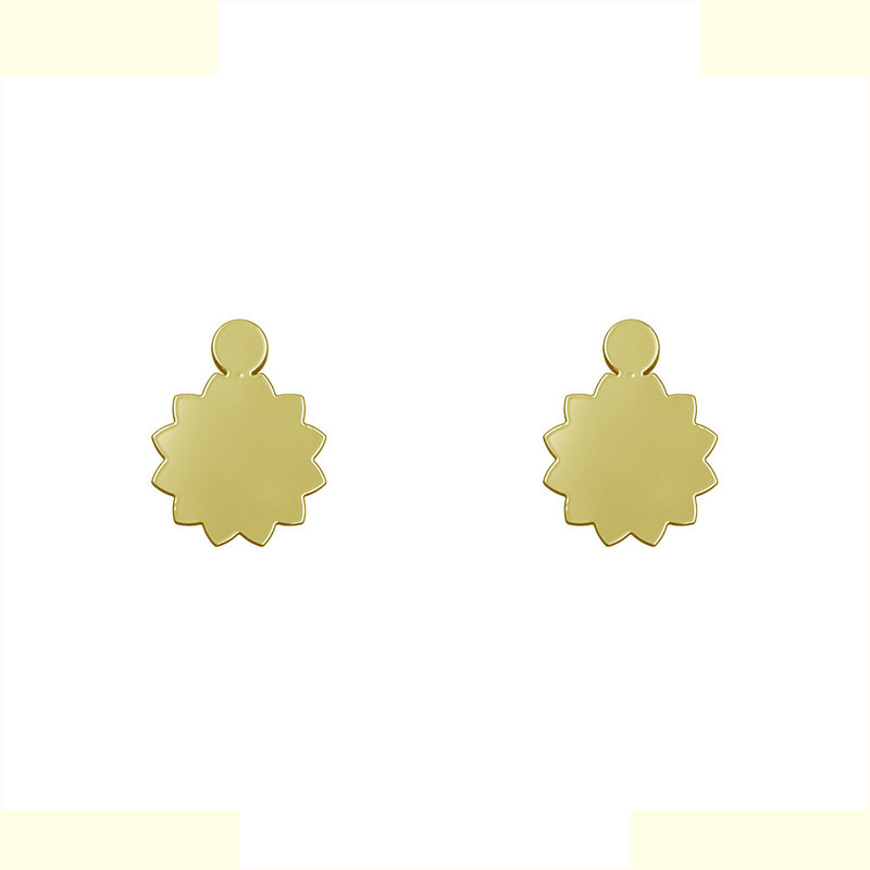 گوشواره طلا 18 عیار زنانه مدوپد مدل گل کد GA1-12405 گوشواره طلا 18 عیار زنانه مدوپد مدل گل کد GA1-12405