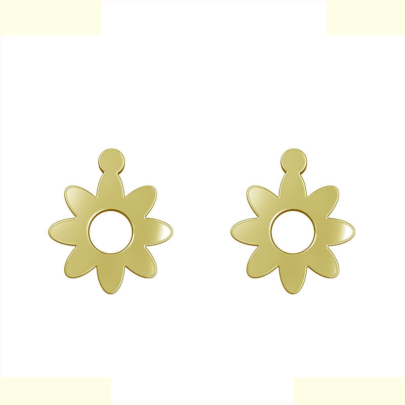 گوشواره طلا 18 عیار زنانه مدوپد مدل گل کد GA1-12424 گوشواره طلا 18 عیار زنانه مدوپد مدل گل کد GA1-12424