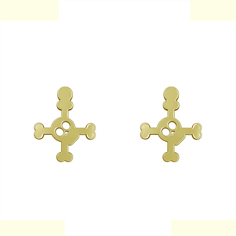 گوشواره طلا 18 عیار زنانه مدوپد مدل اسکلت کد GA1-12502 گوشواره طلا 18 عیار زنانه مدوپد مدل اسکلت کد GA1-12502