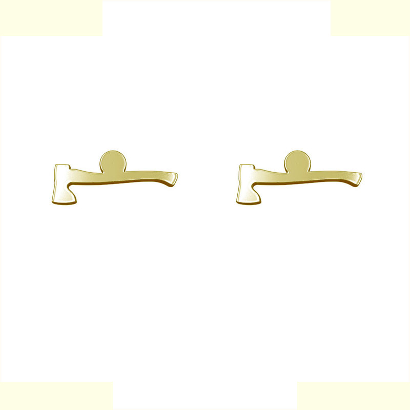 گوشواره طلا 18 عیار زنانه مدوپد مدل تبر کد GA1-12526 گوشواره طلا 18 عیار زنانه مدوپد مدل تبر کد GA1-12526