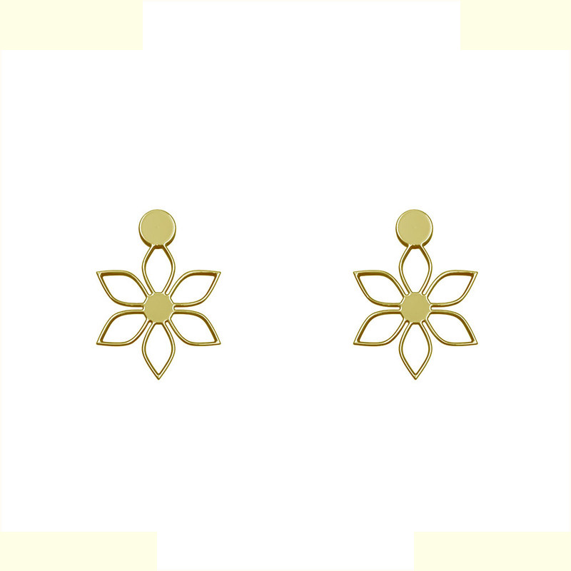 گوشواره طلا 18 عیار زنانه مدوپد مدل گل کد GA1-12571 گوشواره طلا 18 عیار زنانه مدوپد مدل گل کد GA1-12571