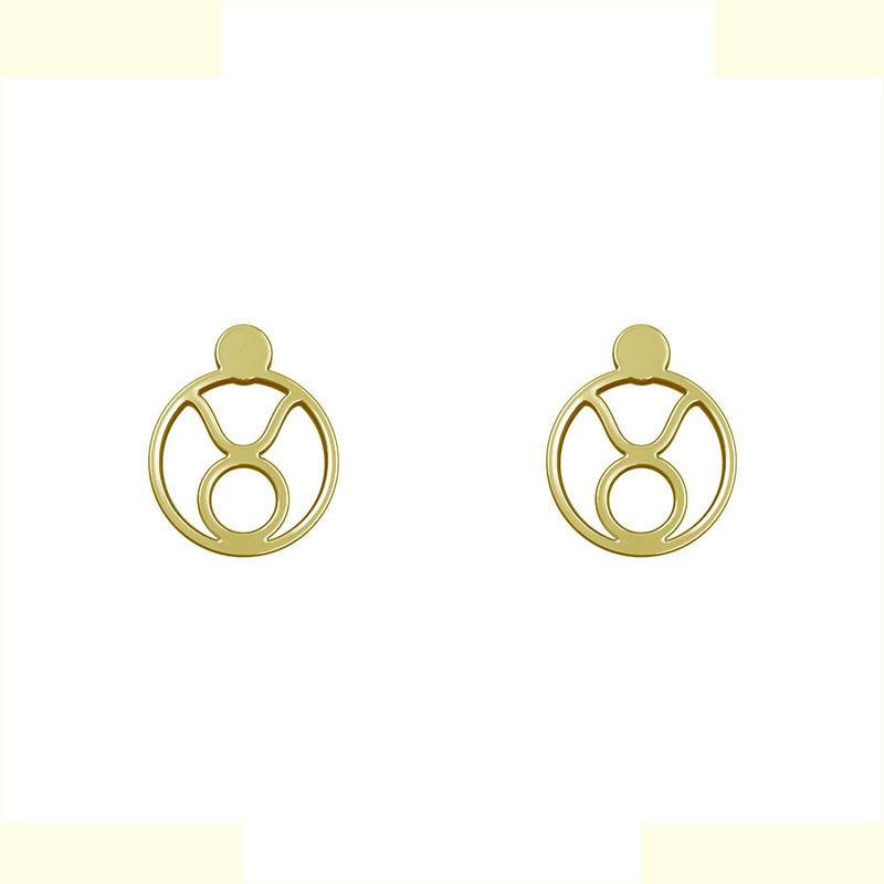 گوشواره طلا 18 عیار زنانه مدوپد مدل دایره کد GA1-12593