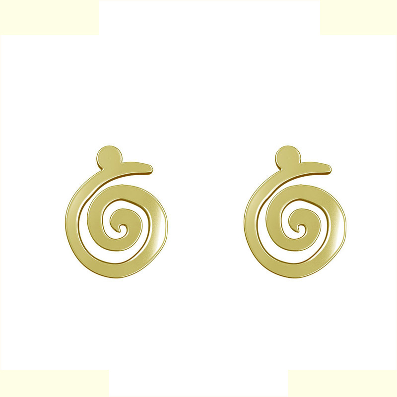 گوشواره طلا 18 عیار زنانه مدوپد مدل مارپیچ کد GA1-12607 گوشواره طلا 18 عیار زنانه مدوپد مدل مارپیچ کد GA1-12607