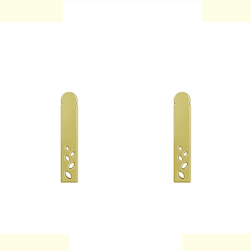 گوشواره طلا 18 عیار زنانه مدوپد مدل مستطیل کد GA1-12667 گوشواره طلا 18 عیار زنانه مدوپد مدل مستطیل کد GA1-12667