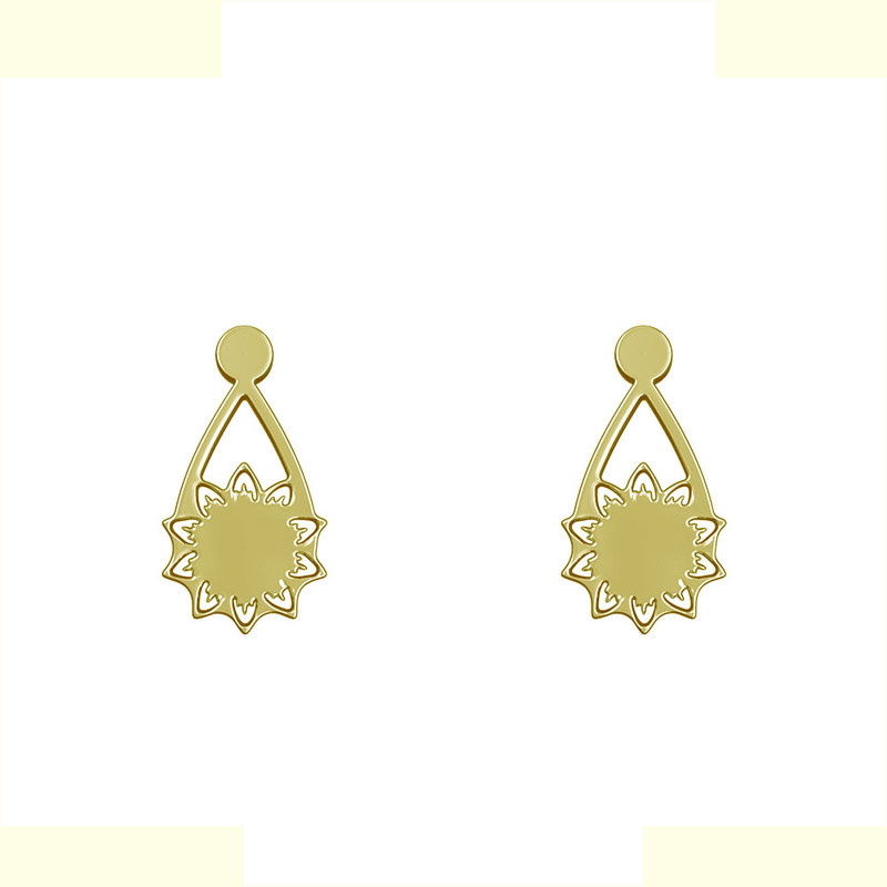 گوشواره طلا 18 عیار زنانه مدوپد مدل گل کد GA1-12682 گوشواره طلا 18 عیار زنانه مدوپد مدل گل کد GA1-12682