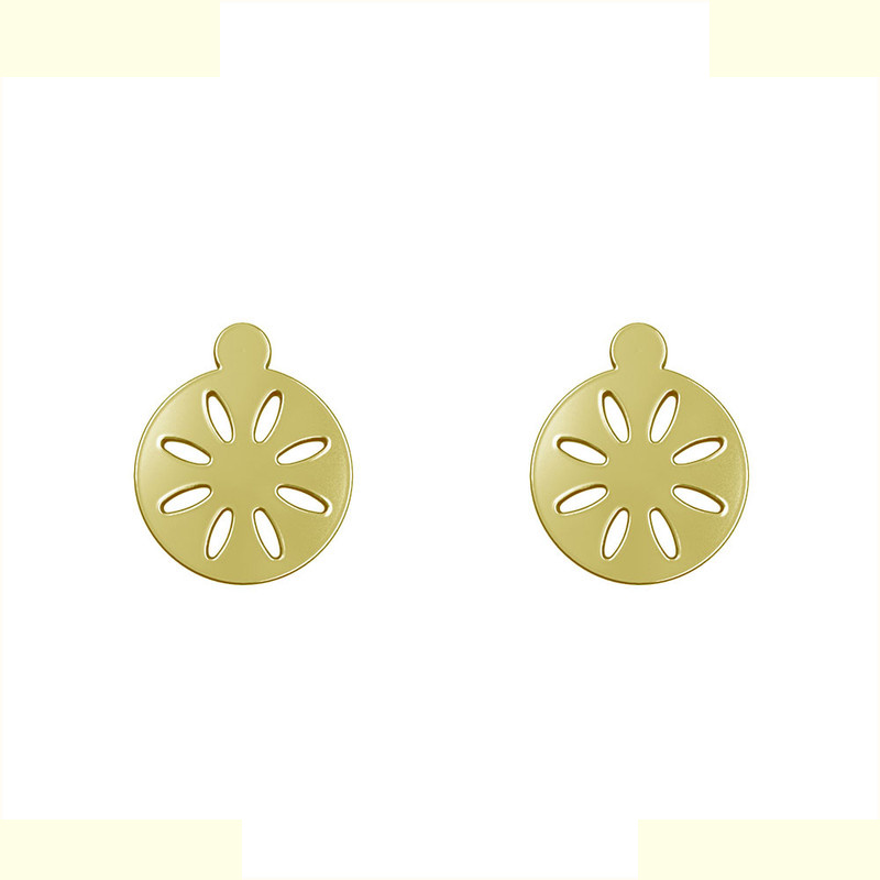 گوشواره طلا 18 عیار زنانه مدوپد مدل گل کد GA1-12704 گوشواره طلا 18 عیار زنانه مدوپد مدل گل کد GA1-12704