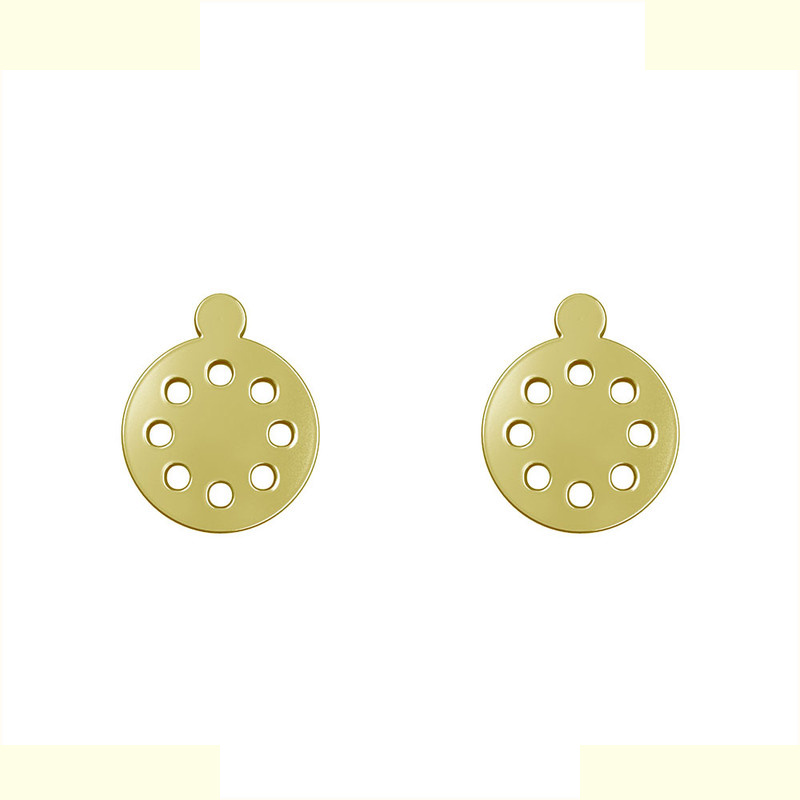 گوشواره طلا 18 عیار زنانه مدوپد مدل دایره کد GA1-12723 گوشواره طلا 18 عیار زنانه مدوپد مدل دایره کد GA1-12723