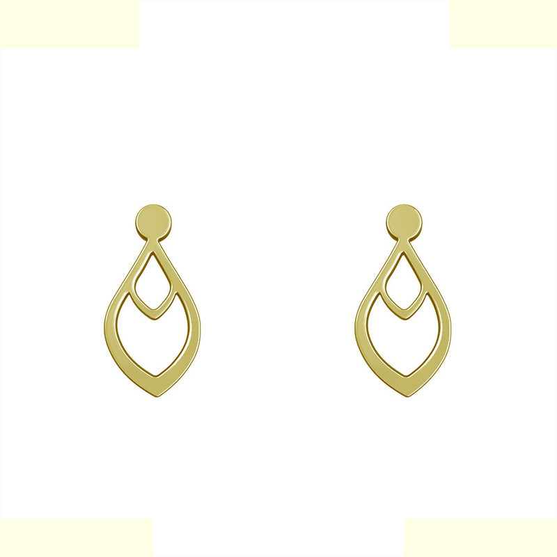 گوشواره طلا 18 عیار زنانه مدوپد مدل اشک کد GA1-12738 گوشواره طلا 18 عیار زنانه مدوپد مدل اشک کد GA1-12738