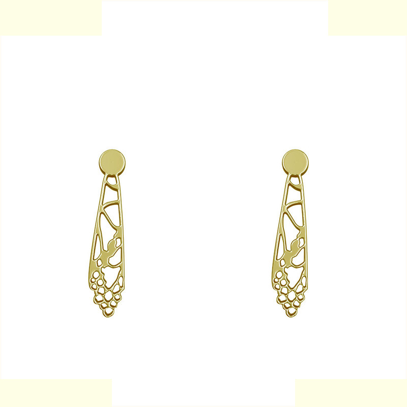 گوشواره طلا 18 عیار زنانه مدوپد مدل هندسی کد GA1-12920 گوشواره طلا 18 عیار زنانه مدوپد مدل هندسی کد GA1-12920