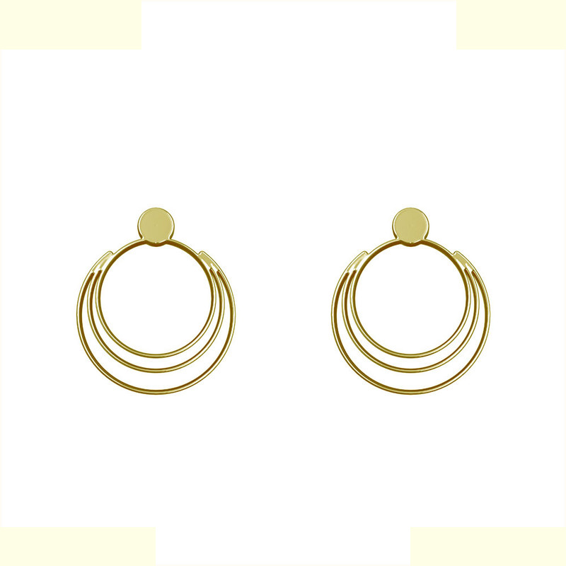 گوشواره طلا 18 عیار زنانه مدوپد مدل دایره کد GA1-12987 گوشواره طلا 18 عیار زنانه مدوپد مدل دایره کد GA1-12987