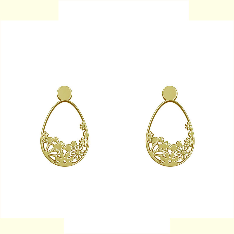 گوشواره طلا 18 عیار زنانه مدوپد مدل گل کد GA1-13007 گوشواره طلا 18 عیار زنانه مدوپد مدل گل کد GA1-13007