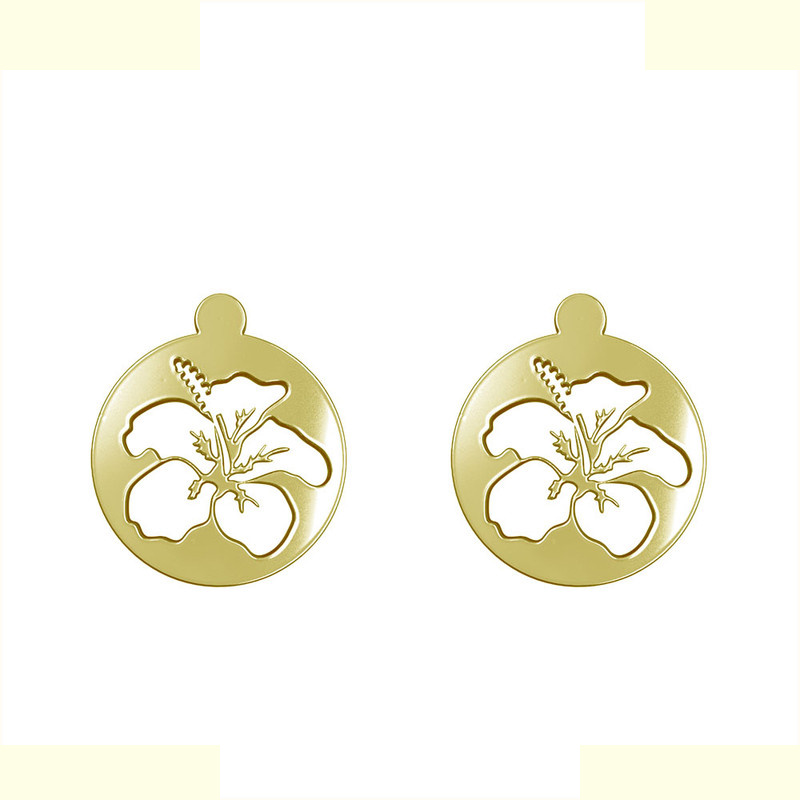گوشواره طلا 18 عیار زنانه مدوپد مدل گل کد GA1-13025 گوشواره طلا 18 عیار زنانه مدوپد مدل گل کد GA1-13025