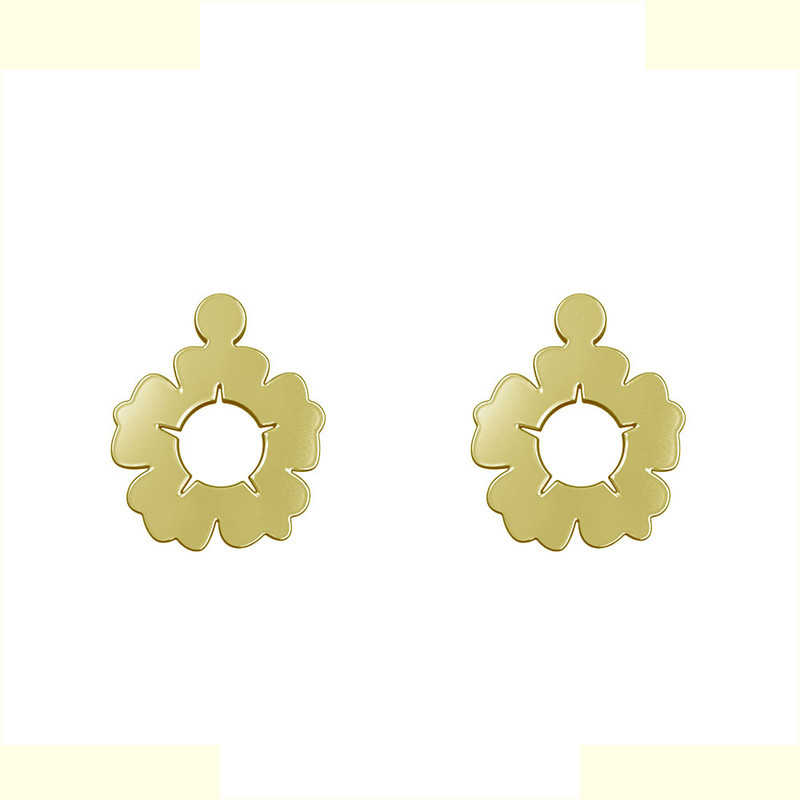 گوشواره طلا 18 عیار زنانه مدوپد مدل گل کد GA1-13045 گوشواره طلا 18 عیار زنانه مدوپد مدل گل کد GA1-13045