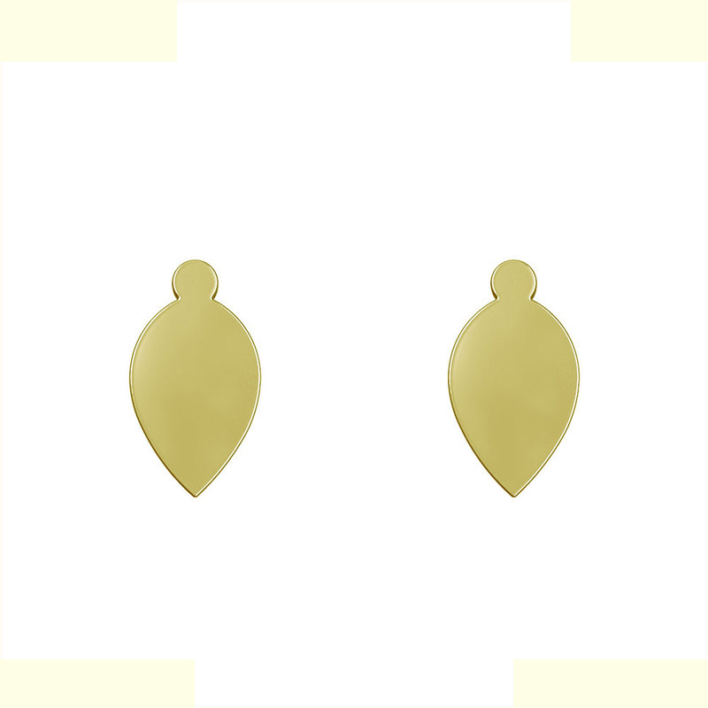 گوشواره طلا 18 عیار زنانه مدوپد مدل اشک کد GA1-13153