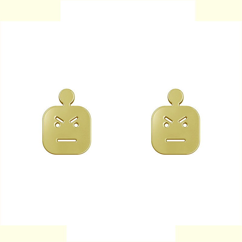 گوشواره طلا 18 عیار زنانه مدوپد مدل ایموجی کد GA1-13220 گوشواره طلا 18 عیار زنانه مدوپد مدل ایموجی کد GA1-13220