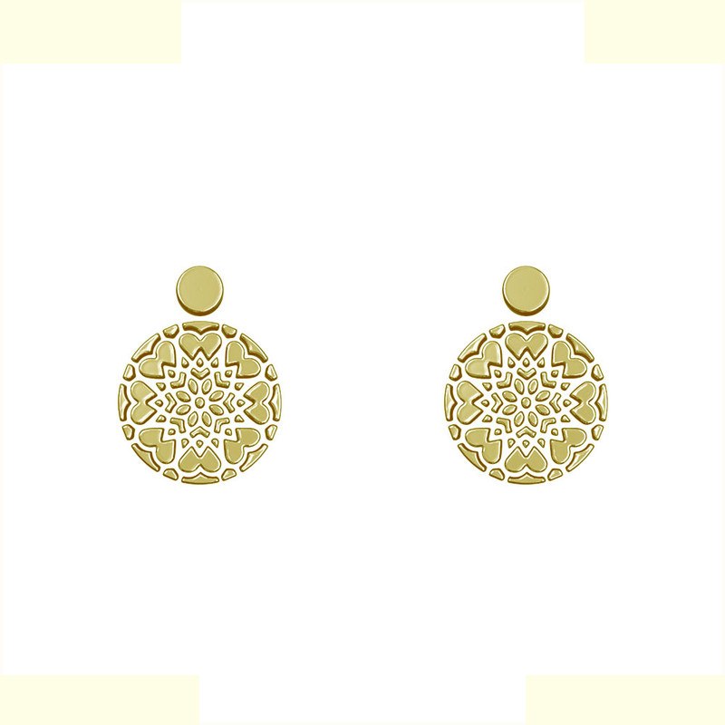 گوشواره طلا 18 عیار زنانه مدوپد مدل هندسی کد GA1-13226 گوشواره طلا 18 عیار زنانه مدوپد مدل هندسی کد GA1-13226