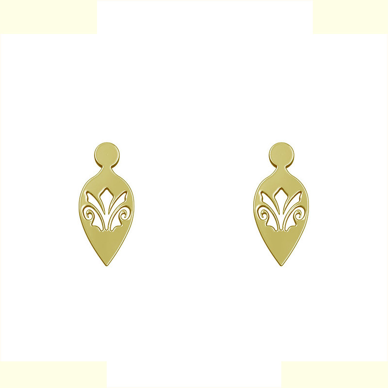 گوشواره طلا 18 عیار زنانه مدوپد مدل هندسی کد GA1-13267 گوشواره طلا 18 عیار زنانه مدوپد مدل هندسی کد GA1-13267