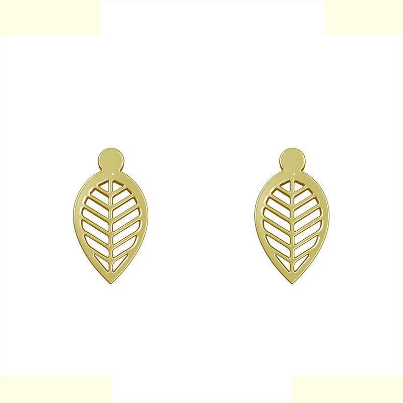 گوشواره طلا 18 عیار زنانه مدوپد مدل برگ کد GA1-13303 گوشواره طلا 18 عیار زنانه مدوپد مدل برگ کد GA1-13303