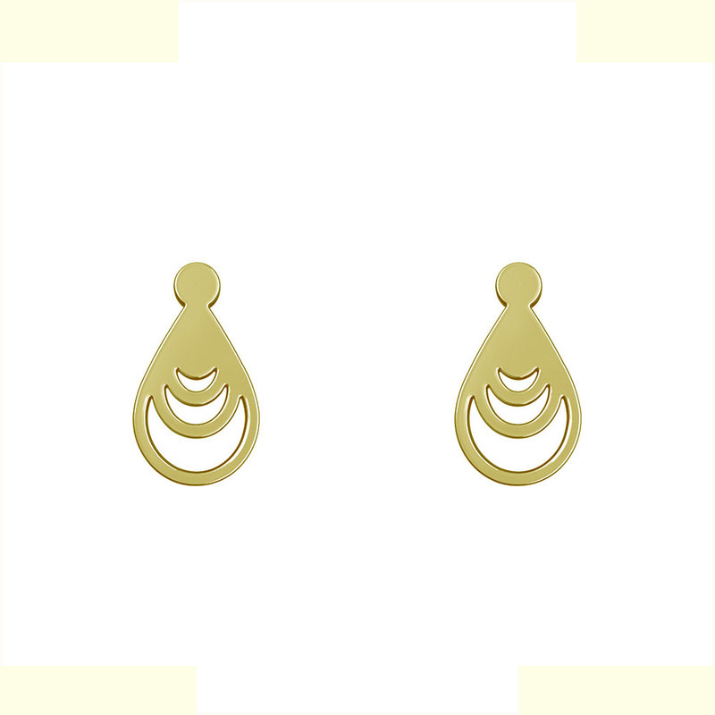 گوشواره طلا 18 عیار زنانه مدوپد مدل هندسی کد GA1-13310 گوشواره طلا 18 عیار زنانه مدوپد مدل هندسی کد GA1-13310