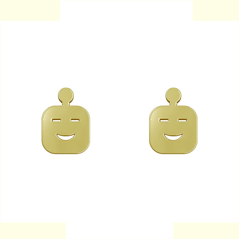 گوشواره طلا 18 عیار زنانه مدوپد مدل ایموجی کد GA1-13317 گوشواره طلا 18 عیار زنانه مدوپد مدل ایموجی کد GA1-13317