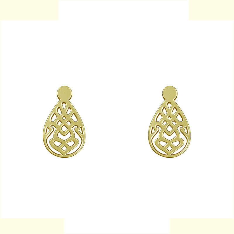 گوشواره طلا 18 عیار زنانه مدوپد مدل هندسی کد GA1-13348 گوشواره طلا 18 عیار زنانه مدوپد مدل هندسی کد GA1-13348